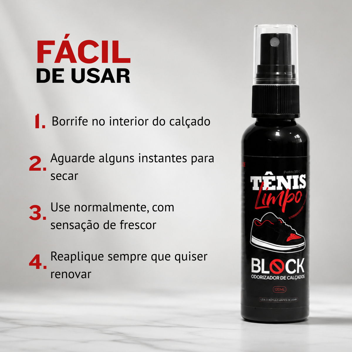 Block - Odorizador de  Calçados