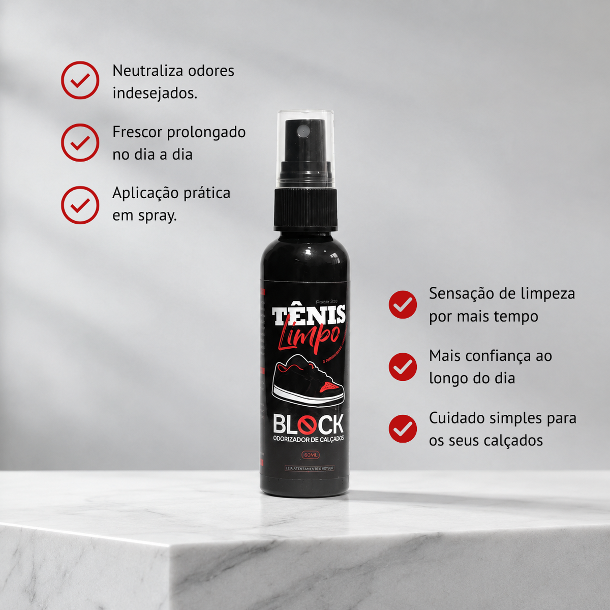 Block - Odorizador de  Calçados